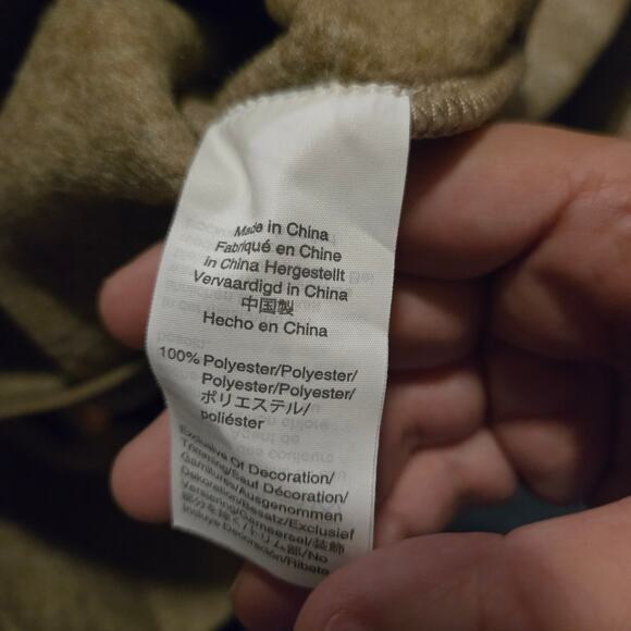 J.Crew Mercantile Brown Fleece Quarter Zip Pullover XL - Picture 5 of 6